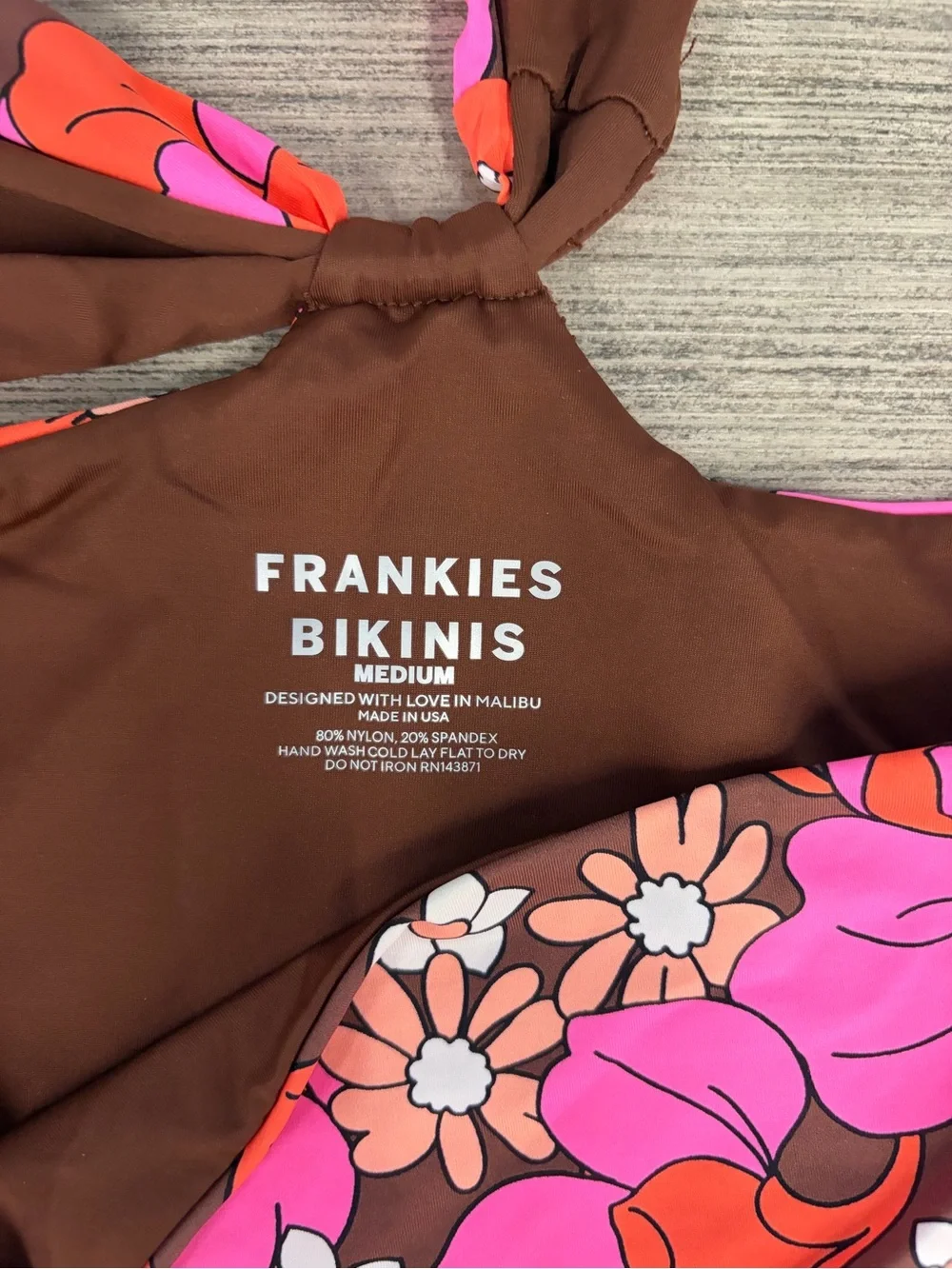 Frankie’s Bikinis Floral One Piece
